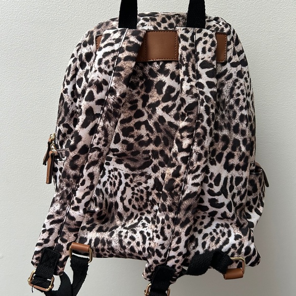 Adrienne Vittadini Cheetah Print Backpack - Picture 2 of 7